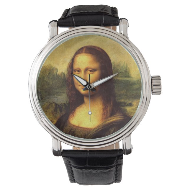 Mona Lisa Template Wristwatch Armbandsur (Framsida)