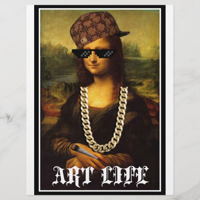 Mona Lisa Thug Life Art Life (Framsida)