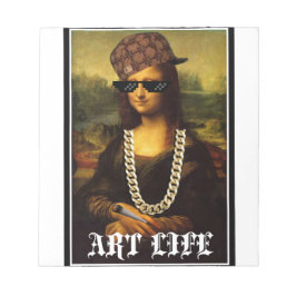 Mona Lisa Thug Life Art Life Anteckningsblock