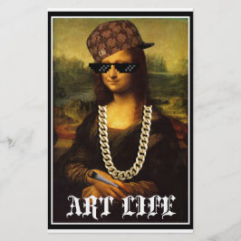 Mona Lisa Thug Life Art Life Brevpapper