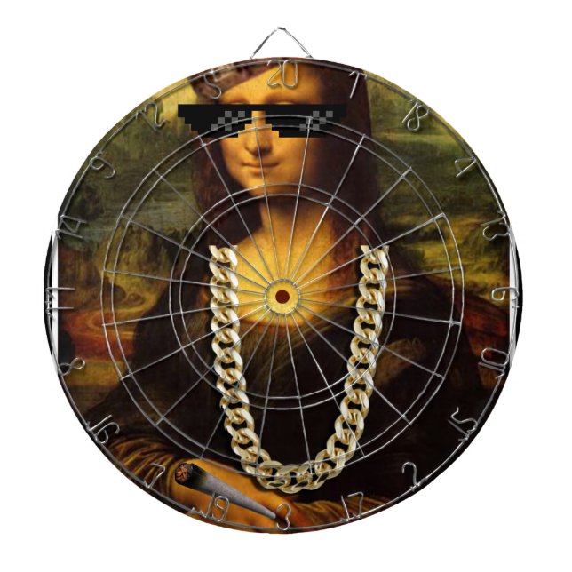 Mona Lisa Thug Life Art Life Darttavla (Framsidan)