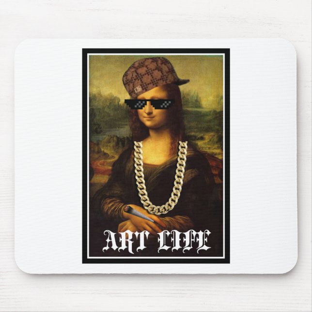 Mona Lisa Thug Life Art Life Musmatta (Framsidan)