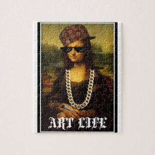 Mona Lisa Thug Life Art Life Pussel