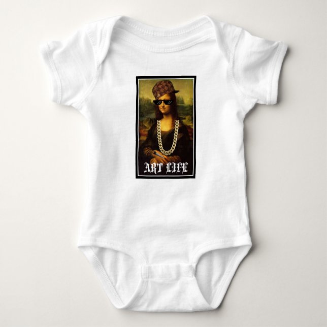 Mona Lisa Thug Life Art Life Tee (Framsida)