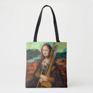 Mona Lisa Tote Tygkasse