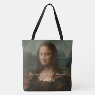 Mona lisa tygkasse