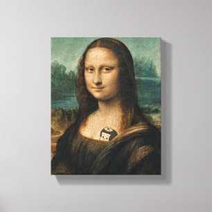 Mona Lisa, uppdaterat Kanvastryck