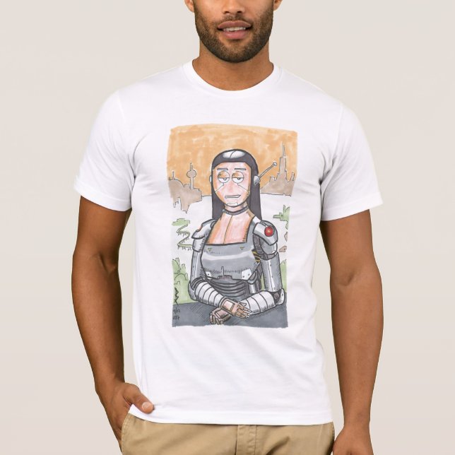 Mona Lisa v2 T-shirt (Framsida)