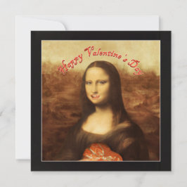Mona Lisa Valentines dag Inbjudningar