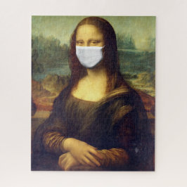 Mona Lisa Via Corona Virus Pussel