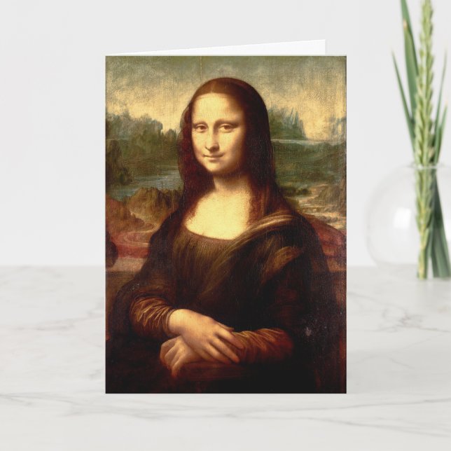 Mona Lisa Viktkort Helgkort (Framsida)