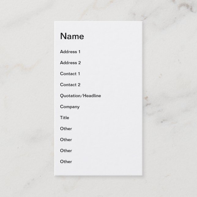 Mona Lisa Visitkort (Framsida)