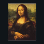 Mona Lisa Vykort<br><div class="desc">Digitalt förvrängt version av Leonardo da Vinci's Mona Lisa. Det kan ske mindre förändringar i färg eller storlekt.</div>