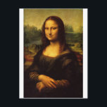 Mona Lisa Vykort<br><div class="desc">Den mest berömd målningen i världen. Mona Lisa (även känd som La Gioconda eller La Joconde) är ett 1600-tal porträtt som under den italienska Renaissancen har målats i olja på en popparpanel av Leonardo da Vinci. Arbetet är på väggen i Louvre i Paris, Frankrike med titeln Porträtt på Lisa Gherardini,...</div>
