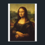 Mona Lisa Vykort<br><div class="desc">Den mest berömd målningen i världen. Mona Lisa (även känd som La Gioconda eller La Joconde) är ett 1600-tal porträtt som under den italienska Renaissancen har målats i olja på en popparpanel av Leonardo da Vinci. Arbetet är på väggen i Louvre i Paris, Frankrike med titeln Porträtt på Lisa Gherardini,...</div>