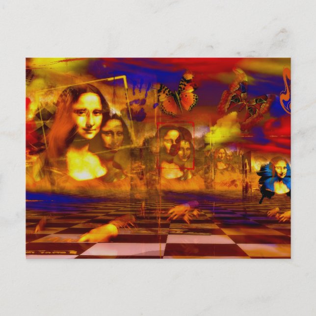 Mona Lisa Vykort (Framsida)