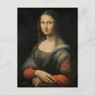 Mona Lisa-vykort (alternativ version) Vykort