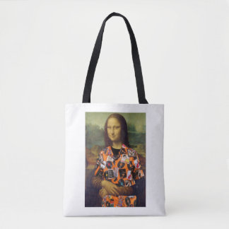 Mona Lisa w/40th Reunion t-shirt tote bag Tygkasse