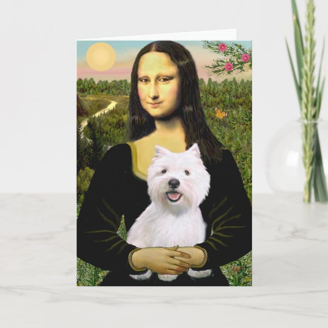 Mona Lisa - Westie 2 Kort (Framsida)