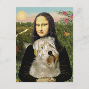 Mona Lisa - Wheaten Terrier 1 Vykort