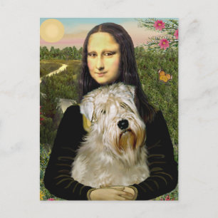 Mona Lisa - Wheaten Terrier 1 Vykort