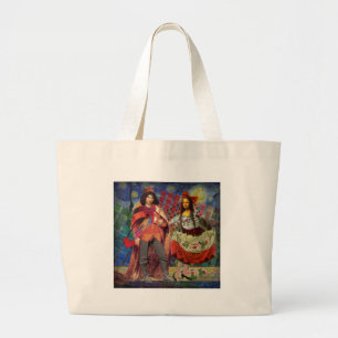 Mona Lisa Whimsical Jumbo Tygkasse