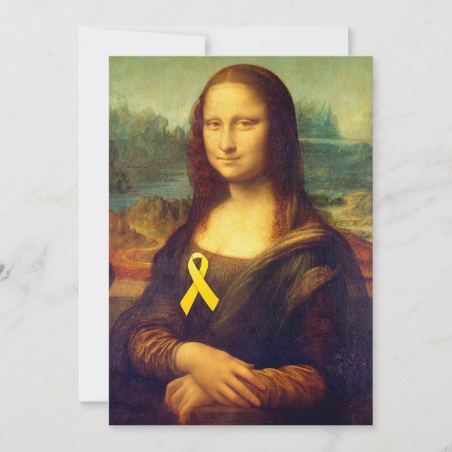 Mona Lisa With Gult Ribbon (Framsida)