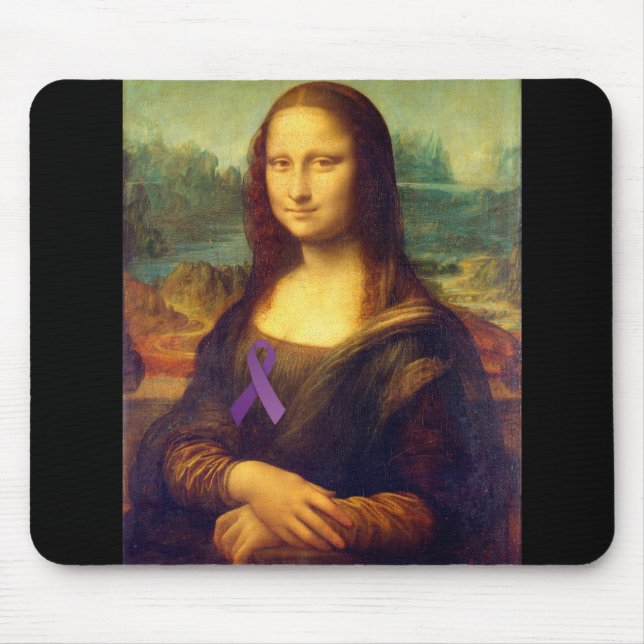 Mona Lisa With Lila Ribbon Musmatta (Framsidan)
