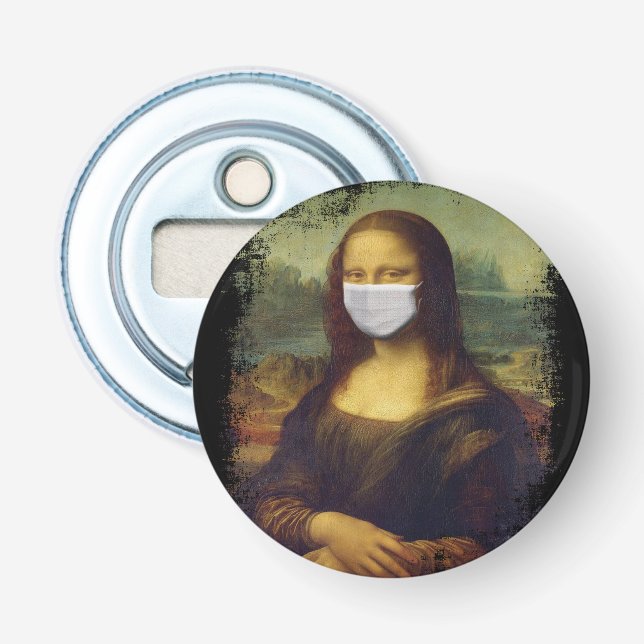 Mona Lisa With Mask Flasköppnare (Framsidan)