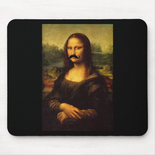 Mona Lisa With Mustache Musmatta (Framsidan)