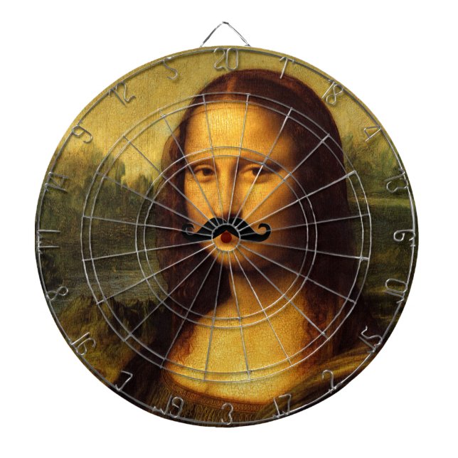 Mona Lisa With Mustache Piltavla (Framsidan)