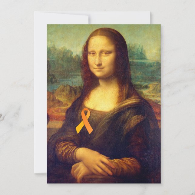 Mona Lisa With Orange Ribbon (Framsida)
