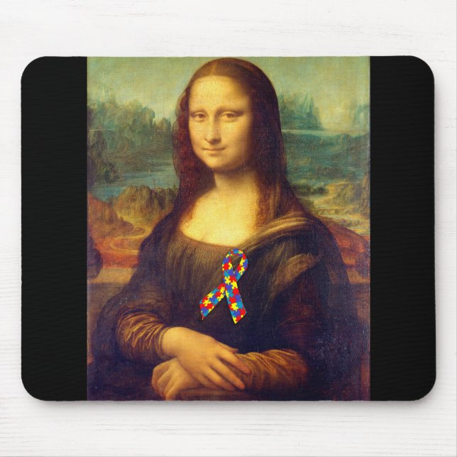 Mona Lisa with Puzzle Ribbon Musmatta (Framsidan)