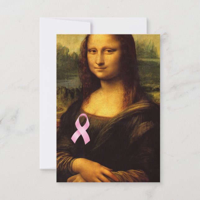 Mona Lisa With Rosa Ribbon (Framsida)