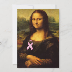 Mona Lisa With Rosa Ribbon