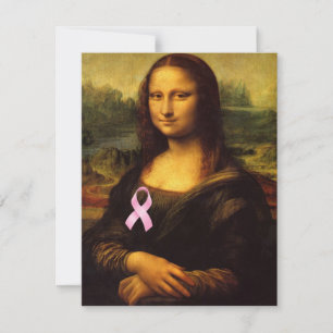 Mona Lisa With Rosa Ribbon