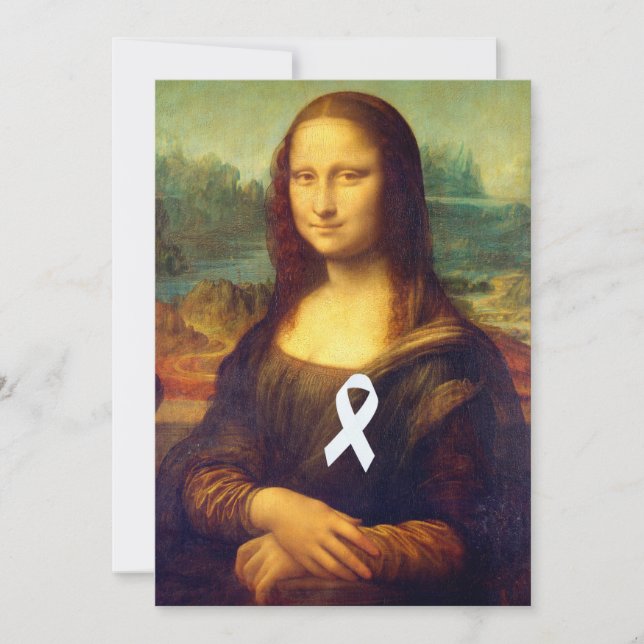 Mona Lisa With White Ribbon (Framsida)