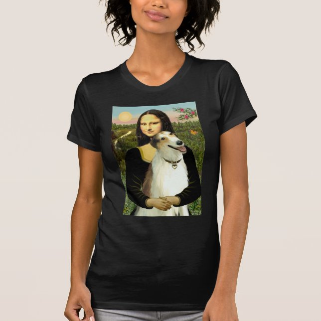 Mona Lisa's Borzoi T-shirt (Framsida)