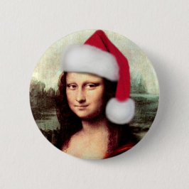 Mona Lisa's jultomten Hat Knapp