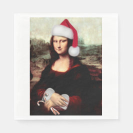 Mona Lisa's jultomten Hat Pappersservett