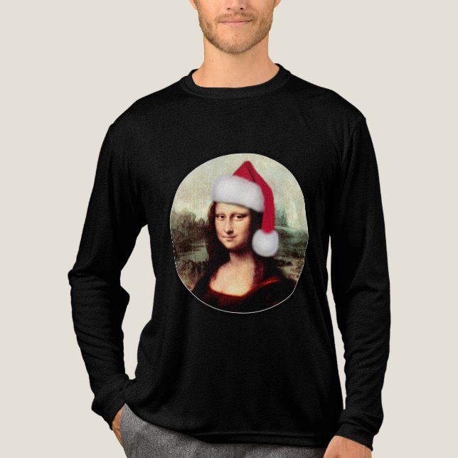 Mona Lisa's jultomten Hat Tröja (Framsida)