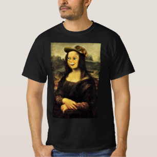Mona Lisa's Lycklig Ansikte T Shirt