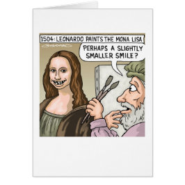 Mona Lisa's Smile Hälsningskort