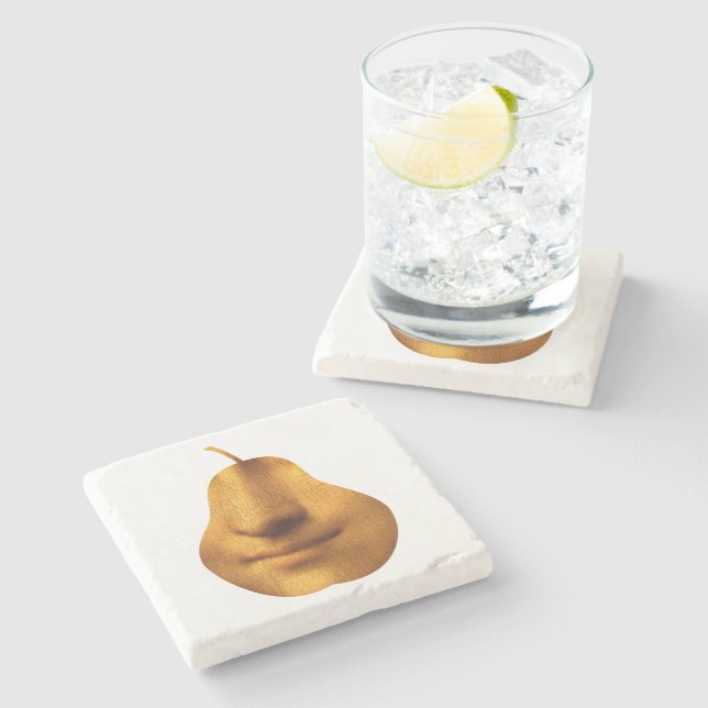 Mona Lisa's Smile - Marble Underlägg (Sidan)