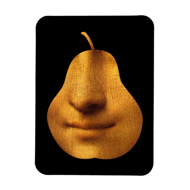 Mona Lisa's Smile Photo Magnet (Vertikal)