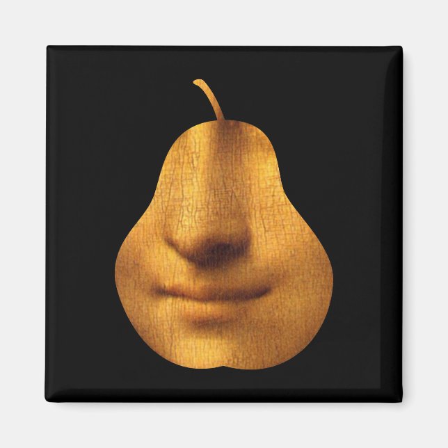 Mona Lisa's Smile Square Magnet (Framsidan)