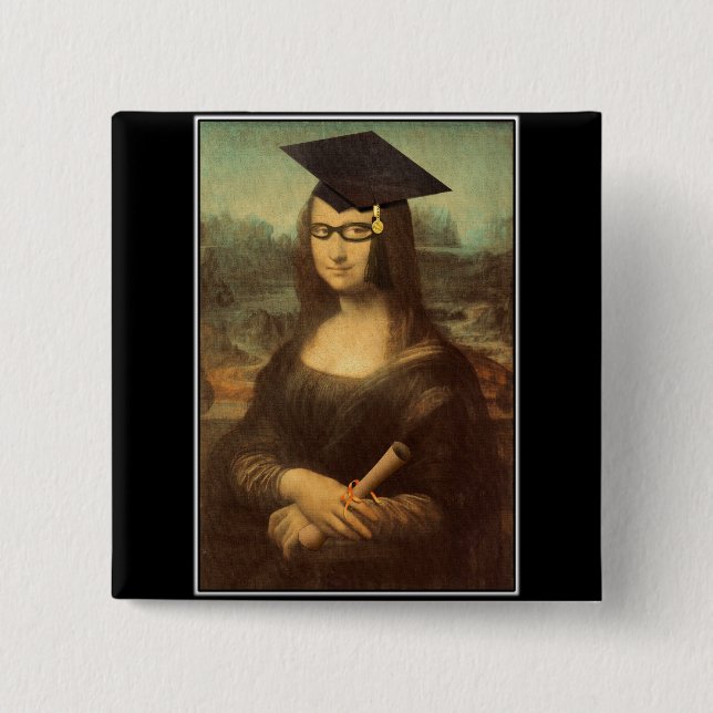 Mona Lisa's Studenten Day Knapp (Framsida)