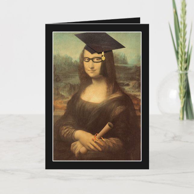 Mona Lisa's Studenten Day Kort (Framsida)