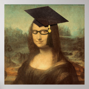 Mona Lisa's Studenten Day Poster