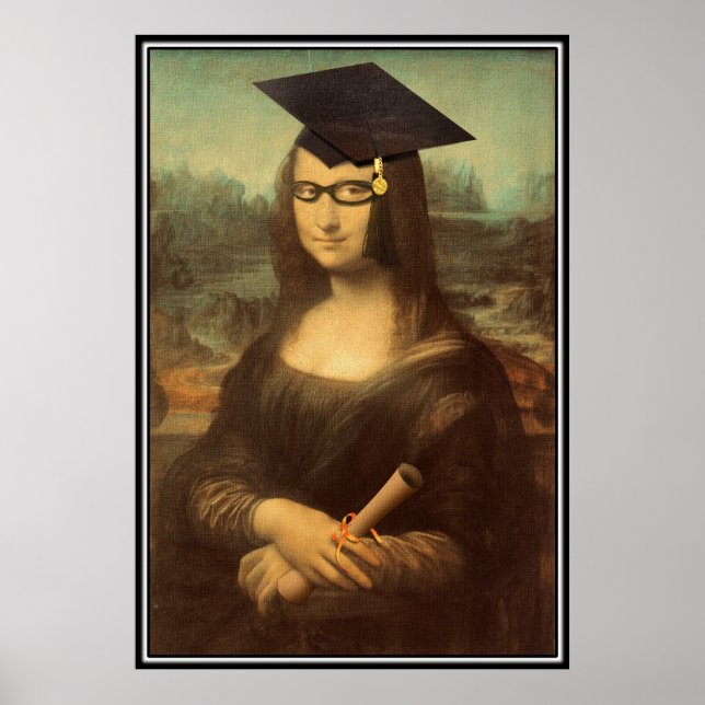 Mona Lisa's Studenten Day Poster (Framsidan)